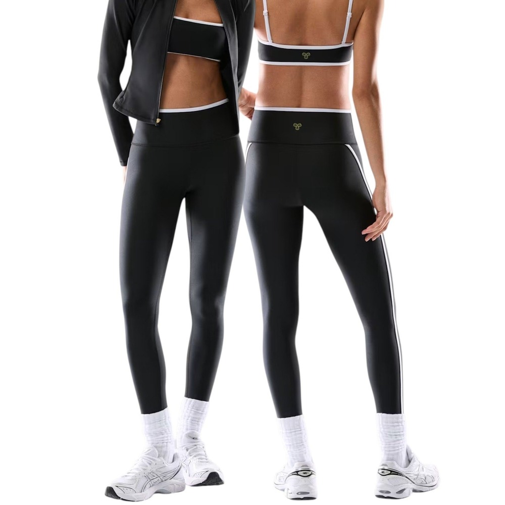 NWT Aritzia Glotone Showup Hi-Rise Leggings Black White Sculpting Athleisure 4